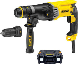 ΠΙΣΤΟΛΕΤΟ DEWALT SDS-PLUS 28mm 3 ΕΠΙΛΟΓΩΝ ΜΕ QCC D25144K + ΔΩΡΟ σετ εξαρτημάτων δομικών υλικών - Image 2