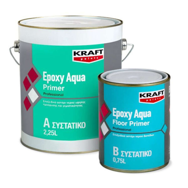 Εποξειδικό αστάρι νερού δύο συστατικών Epoxy Aqua Floor Primer - Kraft Paints