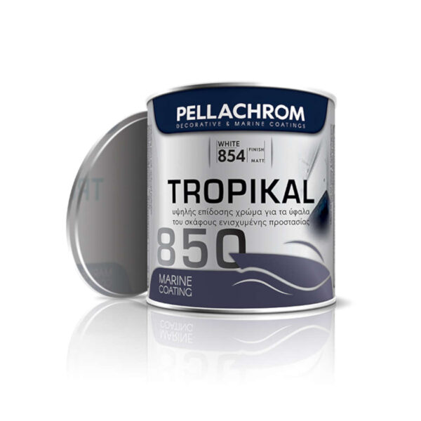 Υψηλής επίδοσης χρώμα για τα ύφαλα του σκάφους με ενισχυμένη προστασία TROPIKAL 850 PELLACHROM