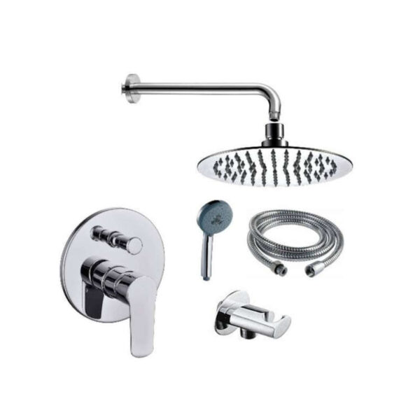 ΜΠΑΤΑΡΙΑ ΝΤΟΥΖΙΕΡΑΣ ΕΝΤΟΙΧΙΣΜΟΥ ΜΙΞΕΩΣ INCASSO TONDO, ΔΙΑΝΕΜΗΤΗ & ΣΤΡΟΓΓΥΛΗ ΡΟΖΕΤΑ ΧΡΩΜΕ