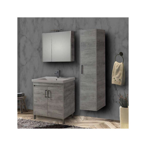 Στήλη κρεμαστή μπάνιου SAVINA CEMENT.