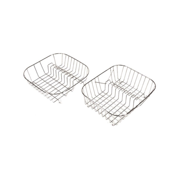 Μεταλλική πιατοθήκη νεροχύτη πολύ ανθεκτική με εμφάνιση ανοξείδωτη.