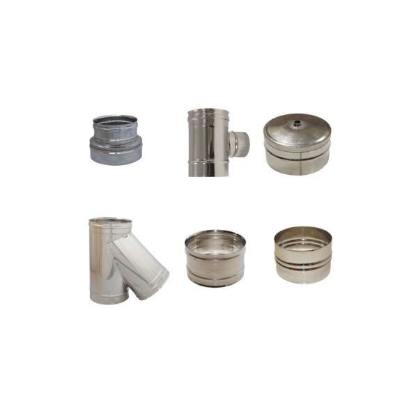 ΕΞΑΡΤΗΜΑΤΑ ΚΑΜΙΝΑΔΑΣ INOX ΜΟΝΗΣ ΣΤΡΩΣΗΣ