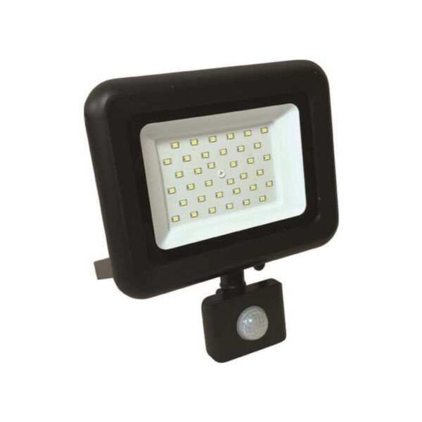 ΠΡΟΒΟΛΕΑΣ LED 30W SMD ΜΕ ΠΕΡΙΣΤΡΕΦΟΜΕΝΟ ΑΝΙΧΝΕΥΤΗ ΚΙΝΗΣΗΣ IP44 6500K PLUS