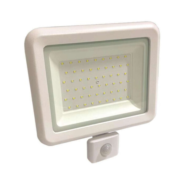 ΠΡΟΒΟΛΕΑΣ LED 50W SMD ΜΕ ΠΕΡΙΣΤΡΕΦΟΜΕΝΟ ΑΝΙΧΝΕΥΤΗ ΚΙΝΗΣΗΣ IP44 6500K PLUS