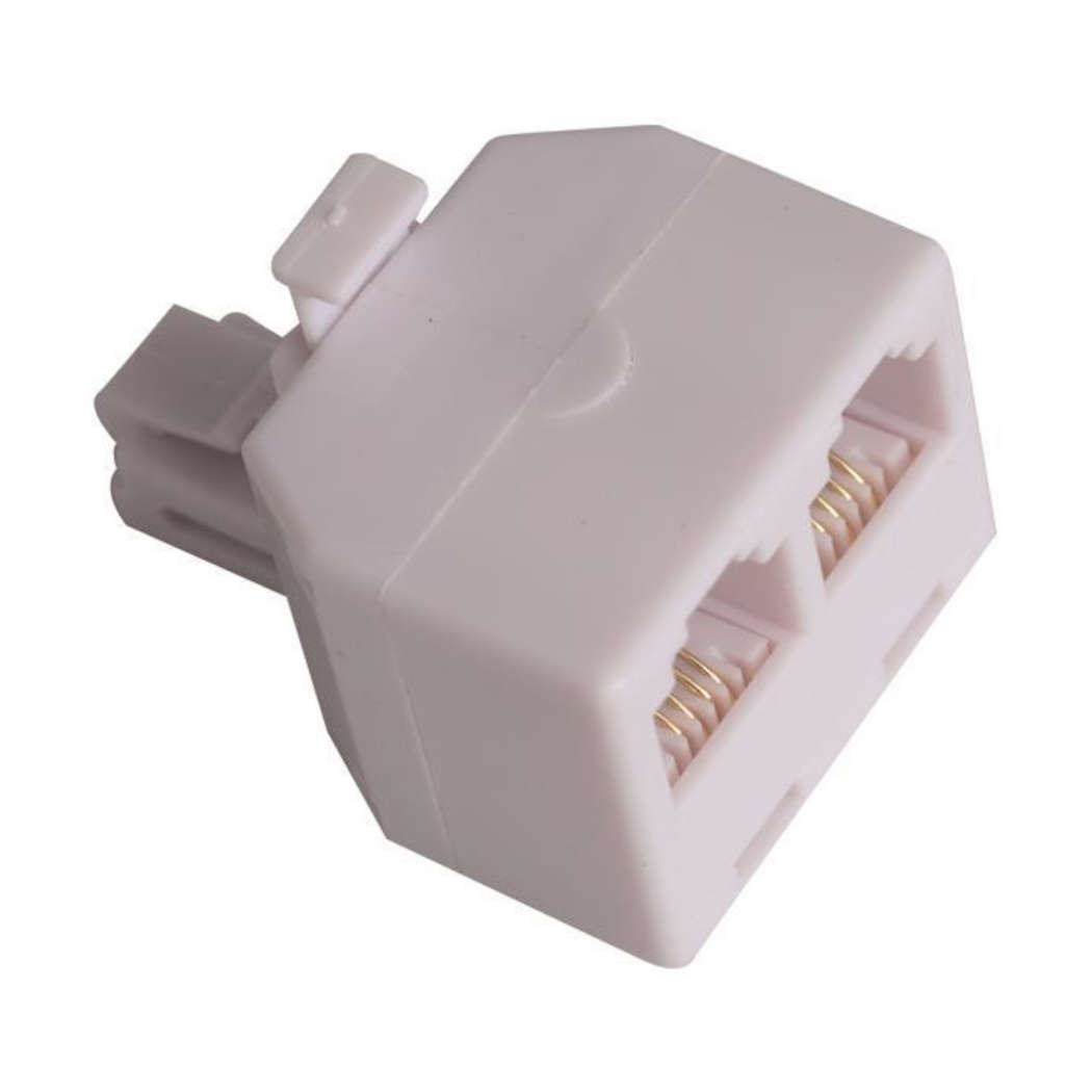 ΑΝΤΑΠΤΟΡΑΣ ΤΗΛΕΦΩΝΟΥ ΑΡΣΕΝΙΚΟ ΣE 2 ΘΗΛΥΚΑ 6P4C RJ11 ΑΝΤΑΠΤΟΡΑΣ ΤΗΛΕΦΩΝΟΥ ΑΡΣΕΝΙΚΟ ΣE 2 ΘΗΛΥΚΑ 6P4C RJ11