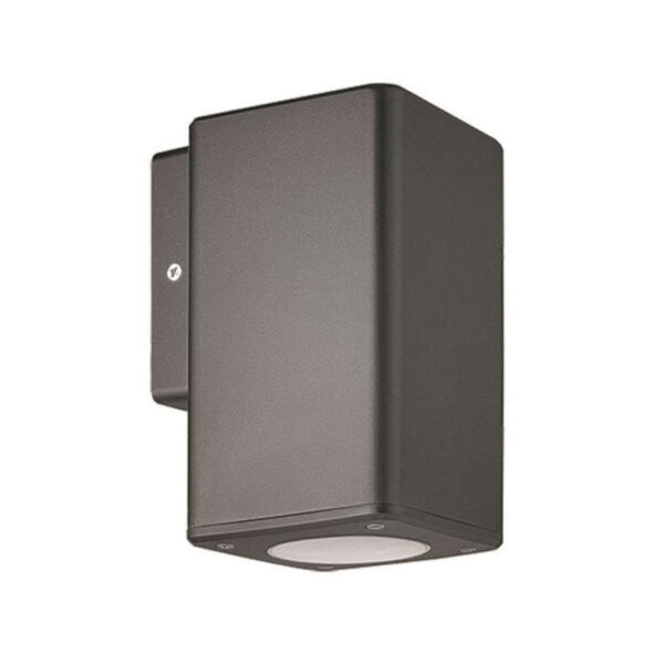 ΑΠΛΙΚΑ ΤΟΙΧΟΥ ΜΟΝΗ ΤΕΤΡΑΓΩΝΗ DOWN ΠΛΑΣΤΙΚΗ GU10 ΓΡΑΦΙΤΗΣ