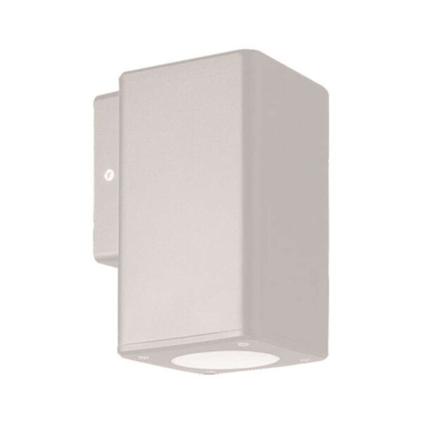 ΑΠΛΙΚΑ ΤΟΙΧΟΥ ΜΟΝΗ ΤΕΤΡΑΓΩΝΗ DOWN ΠΛΑΣΤΙΚΗ GU10 ΛΕΥΚΗ