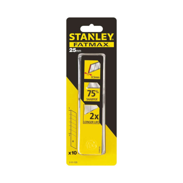 ΛΑΜΕΣ STANLEY FATMAX 25ΜΜ 10ΤΕΜ