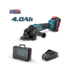 ΓΩΝΙΑΚΟΣ ΤΡΟΧΟΣ BRUSHLESS 20V 125ΜΜ & ΜΠΑΤΑΡΙΑ 4Ah BORMANN Pro BBP5130